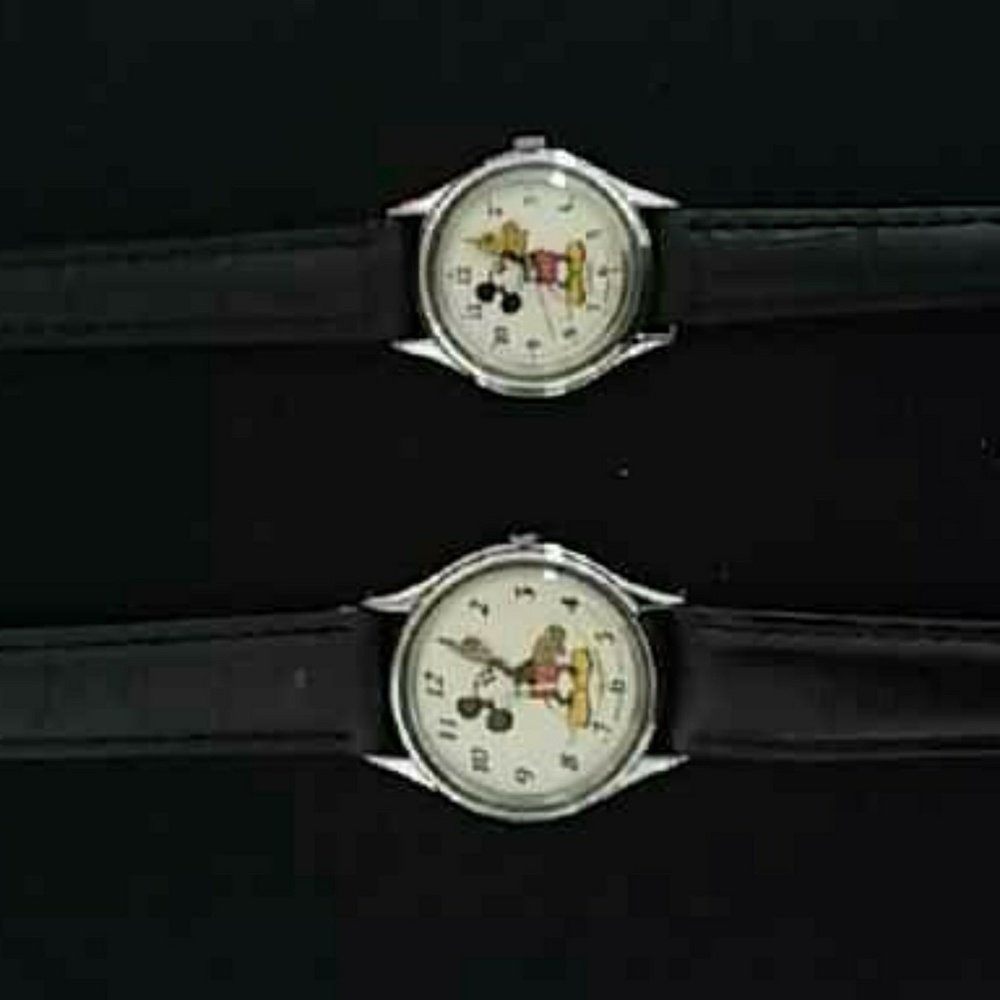 HIS & HER AUTHENTIC VINTAGE MICKEY MOUSE WATCHES